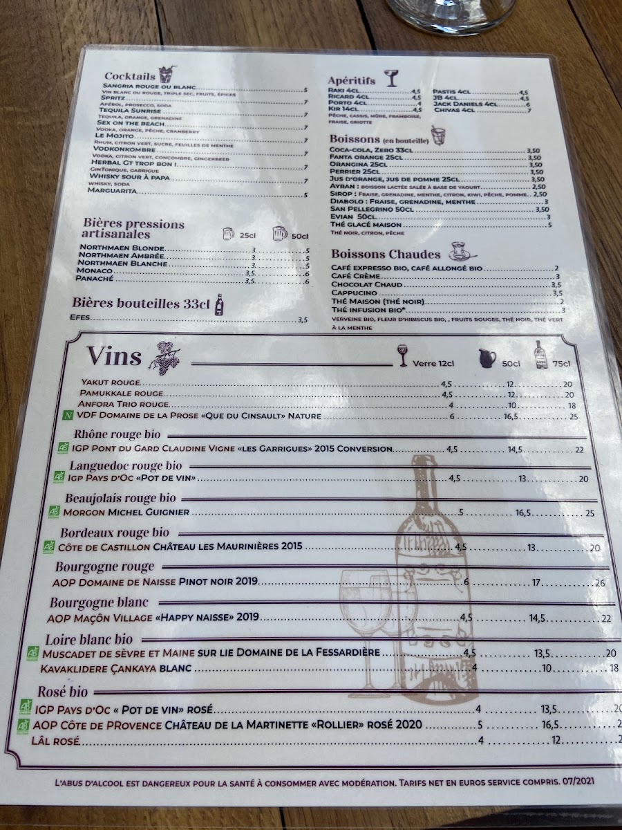 Le babylone Menu - Image 2